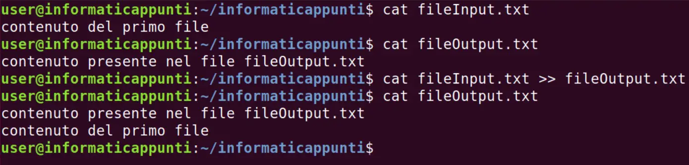 Il Comando Cat Linux Guida Completa Con Esempi Informaticappunti